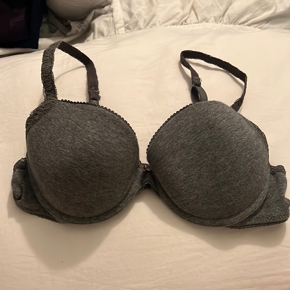 Grey aerie bra